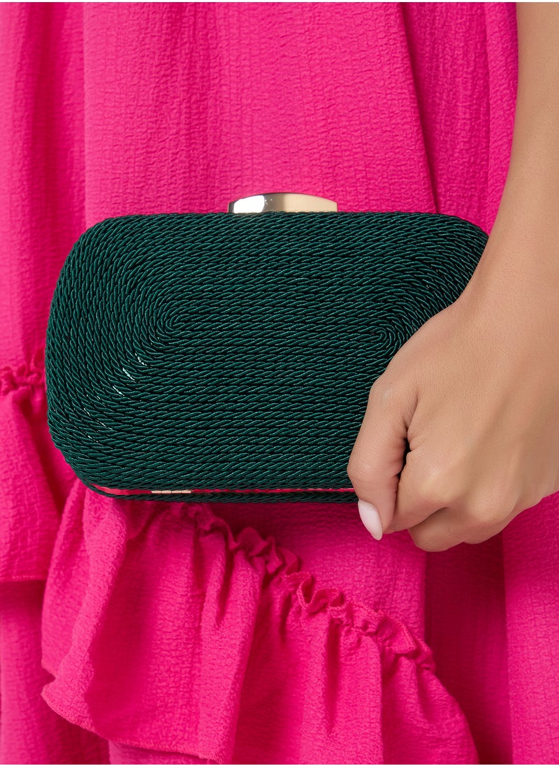 ELLA - Rope Detail Clutch Bag - Image 1