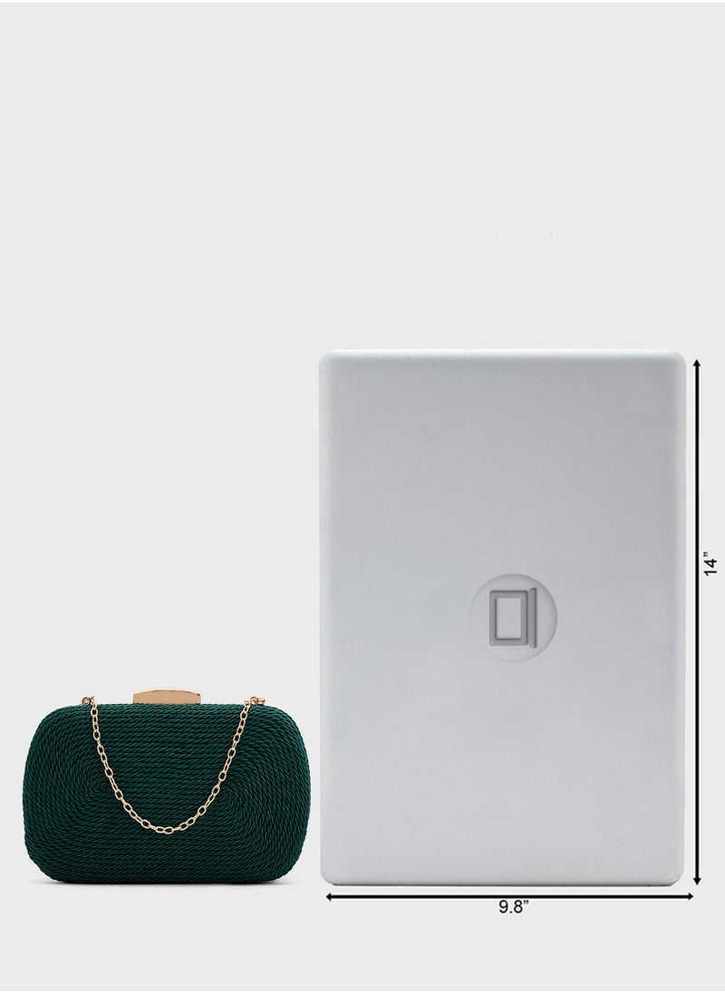 ELLA - Rope Detail Clutch Bag - Image 1