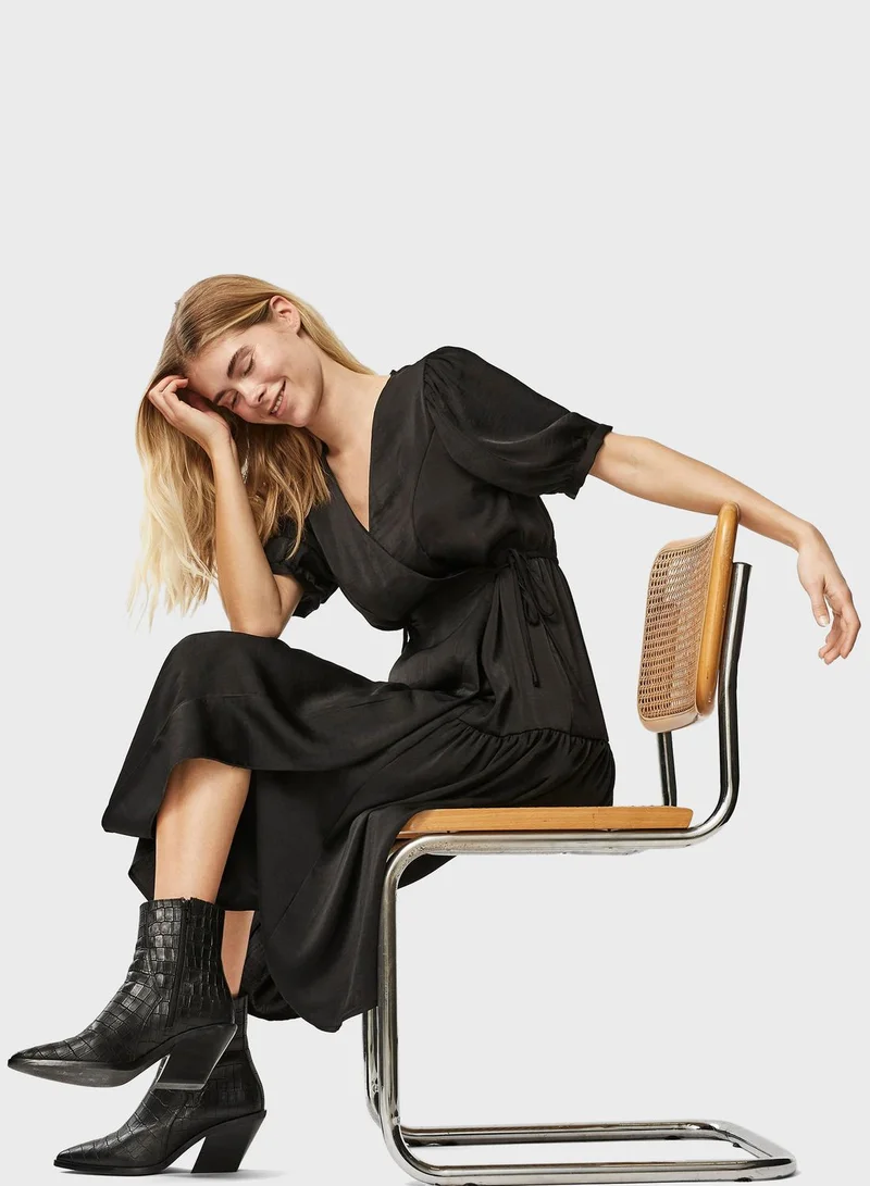 VERO MODA Midi Wrap Dress