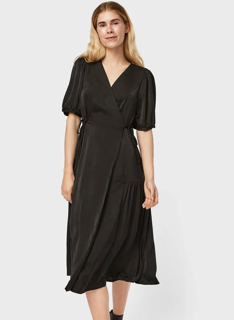 VERO MODA Midi Wrap Dress