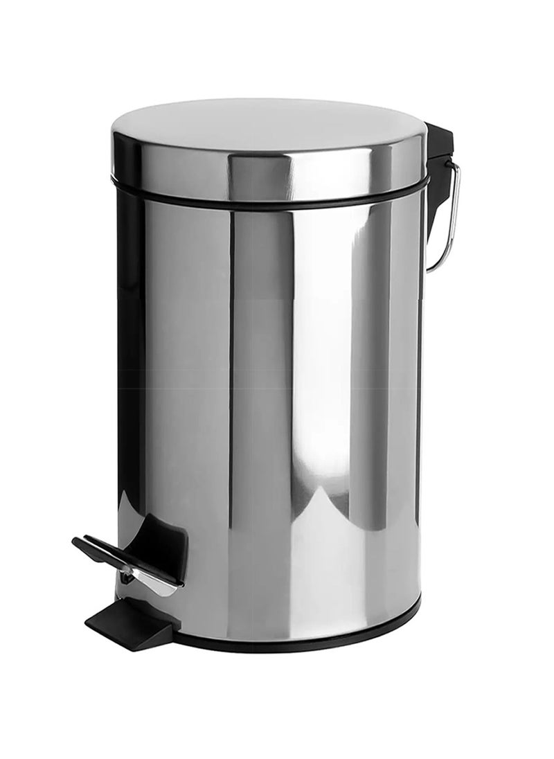 BLACKSTONE Stainless Steel Hands Free Pedal Bin 20L Soft Close Rust-Proof  - Image 1