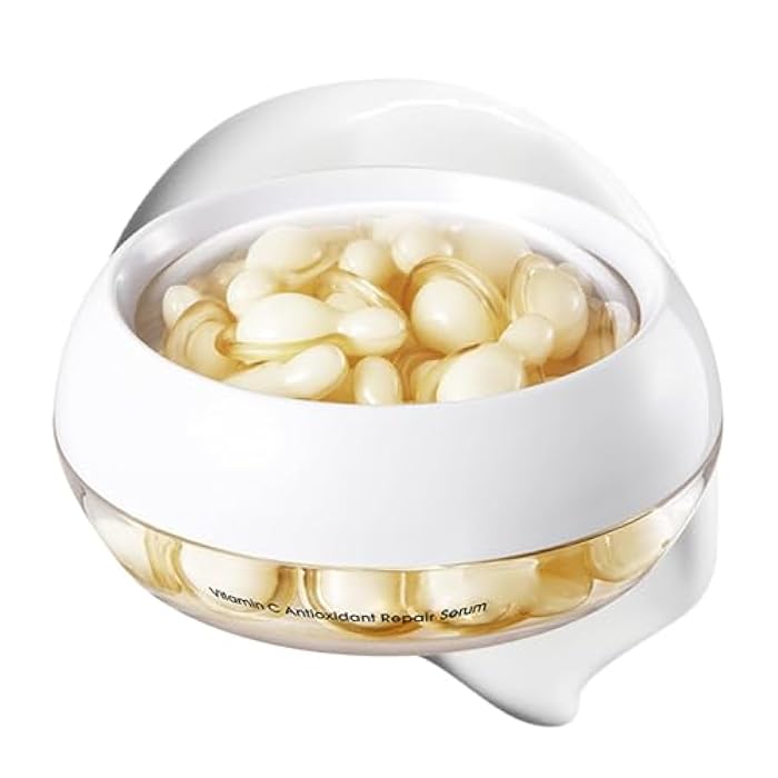 DWDiWen Vitamin C Serum Capsules for Face,Hydrating Face Serum Moisturizing Firming Face Lotion for All Skin Types, 30 Capsules Facial Serums for Women - Image 1