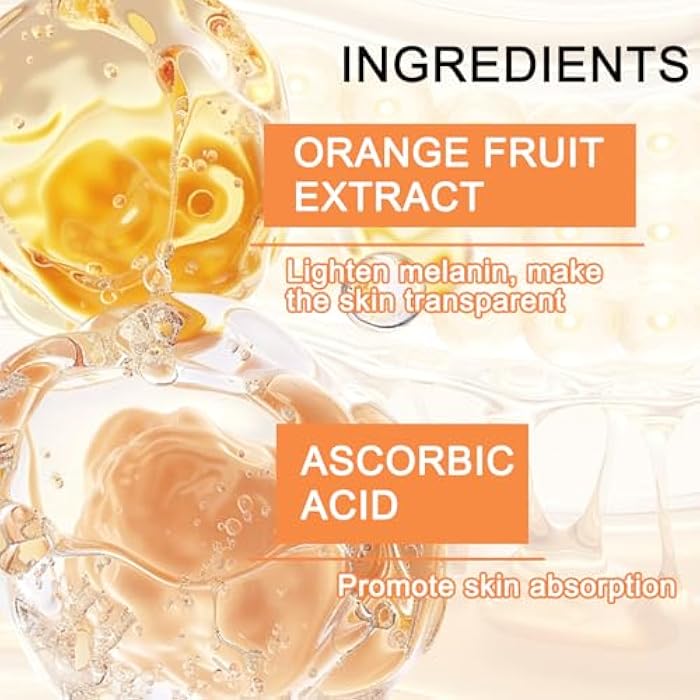 DWDiWen Vitamin C Serum Capsules for Face,Hydrating Face Serum Moisturizing Firming Face Lotion for All Skin Types, 30 Capsules Facial Serums for Women - Image 4