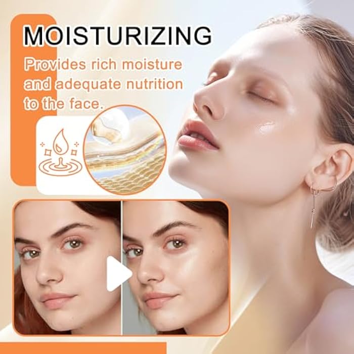 DWDiWen Vitamin C Serum Capsules for Face,Hydrating Face Serum Moisturizing Firming Face Lotion for All Skin Types, 30 Capsules Facial Serums for Women - Image 5