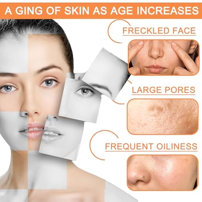 DWDiWen Vitamin C Serum Capsules for Face,Hydrating Face Serum Moisturizing Firming Face Lotion for All Skin Types, 30 Capsules Facial Serums for Women - Image 3