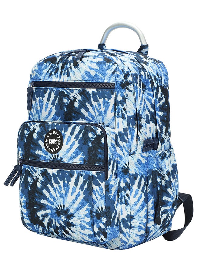 CUBS Tie Dyed Waterproof Kids 36L Backpack with zip closure Ideal for 8-15 years age group, Compatible with 15" Laptop - Image 2