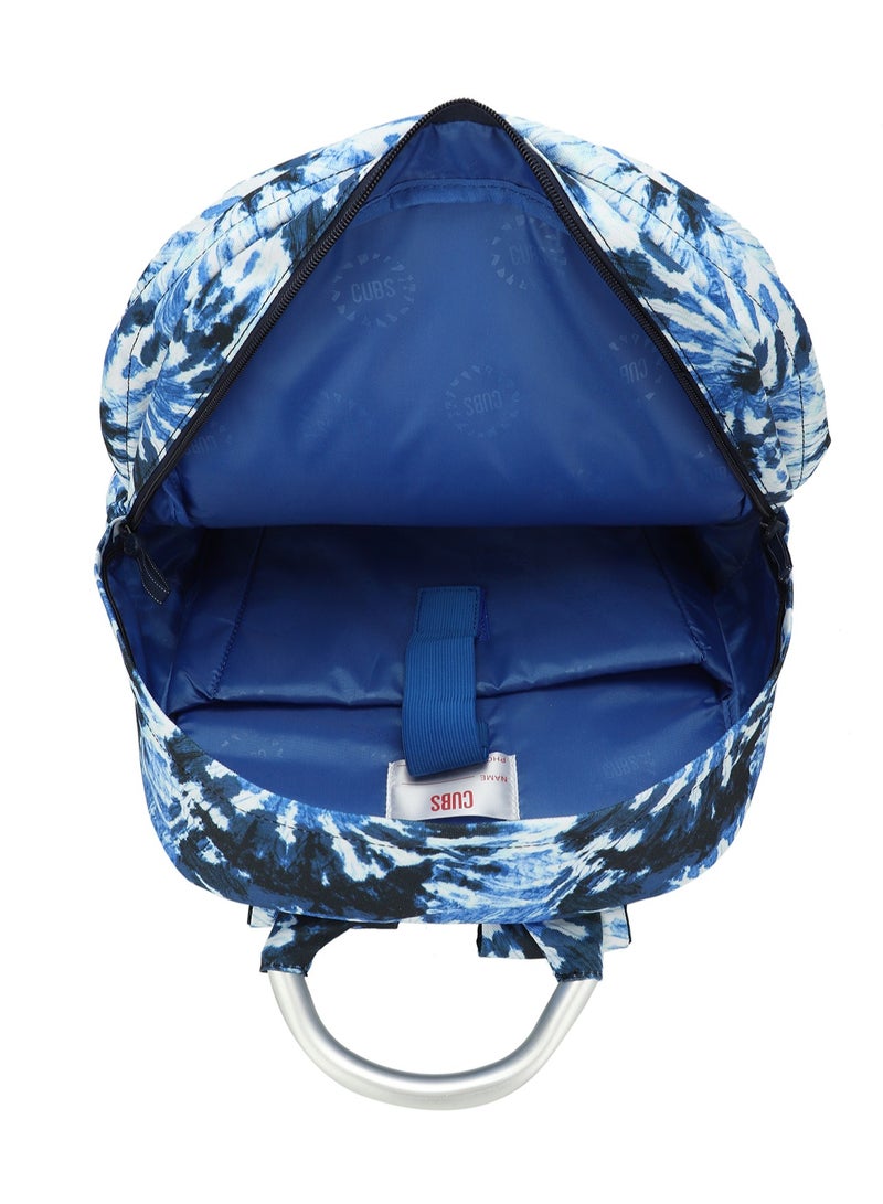 CUBS Tie Dyed Waterproof Kids 36L Backpack with zip closure Ideal for 8-15 years age group, Compatible with 15" Laptop - Image 4