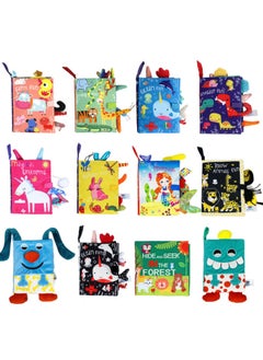 Generic Baby Toys Three-dimensional Cloth Book Tear Not To Rot Early Teaching Washable Children Children Children Enlightenment Baby Paper Book-Color:Black And White Red Ocean  - Image 3