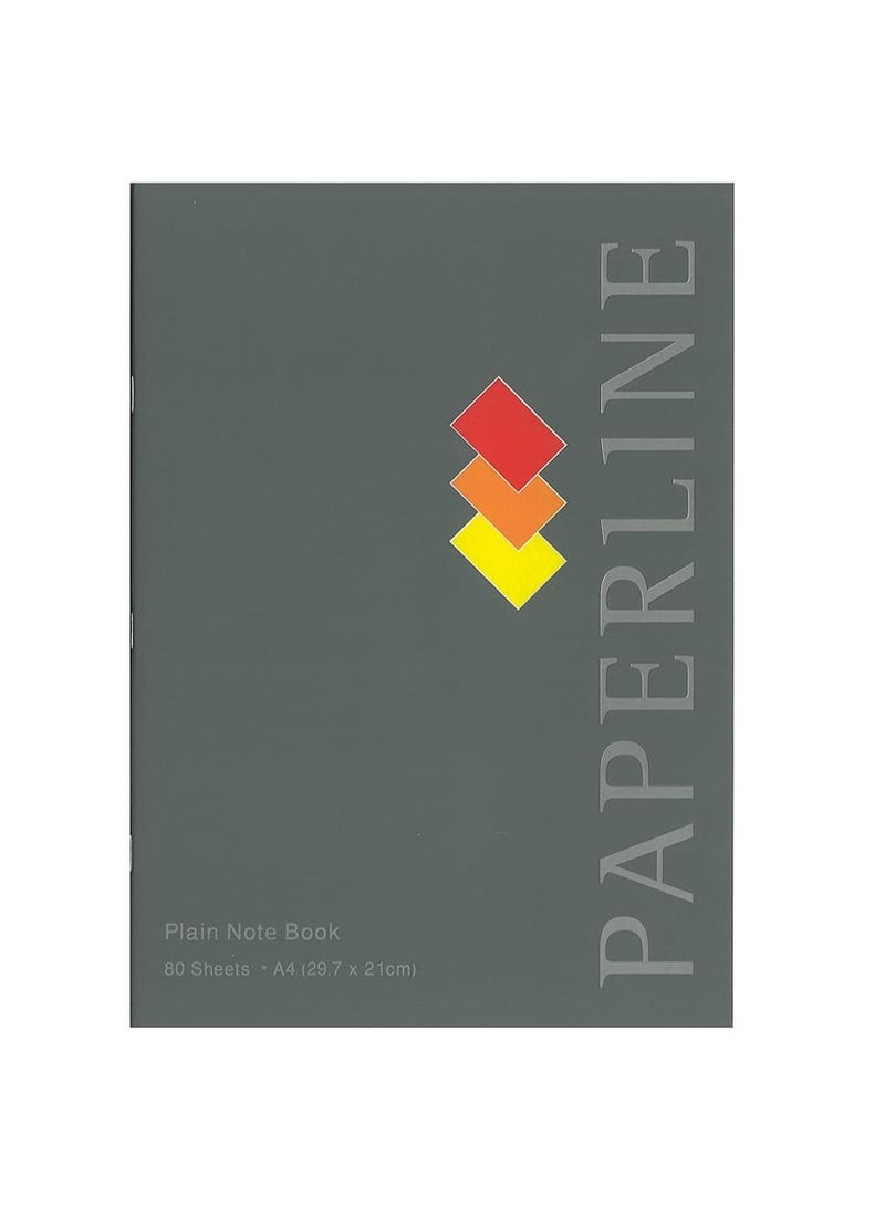 PAPERLINE PLAIN NOTE BOOK 80 SHEETS PACK OF 2 - Image 1