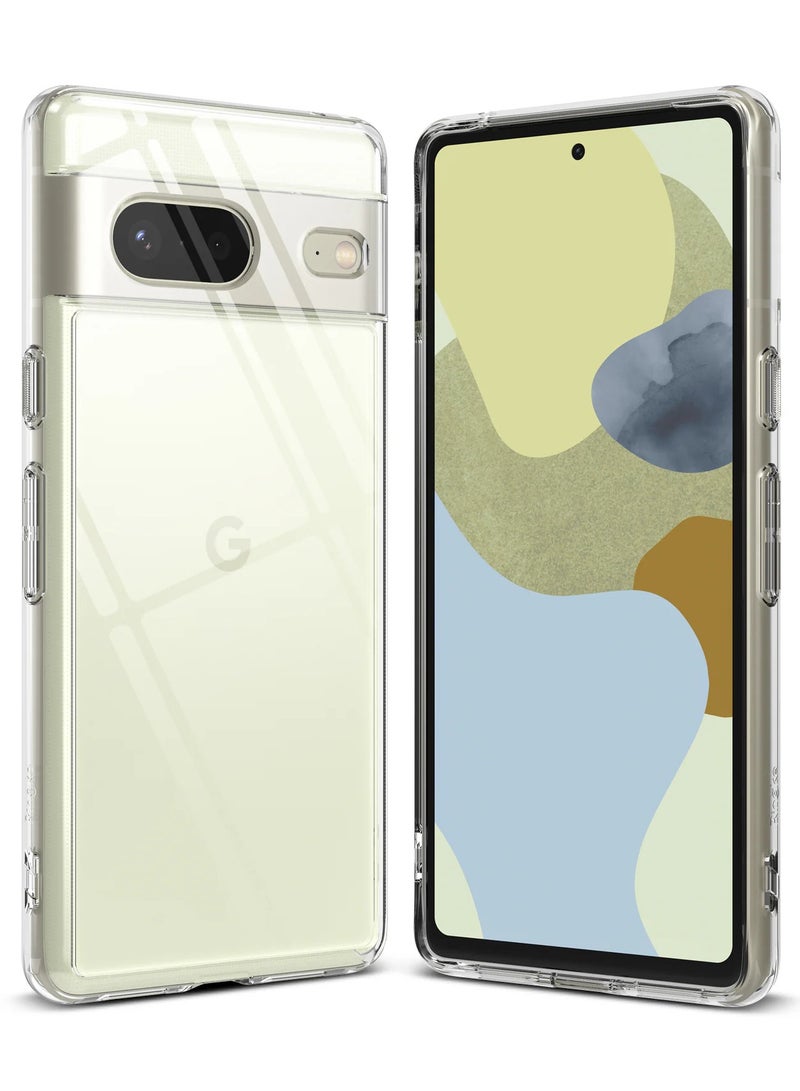 Crystal Clear Transparent Phone Case Google Pixel 7 – Slim Ulta Thin Hard TPU Shockproof Cover, Anti-Yellowing Crystal Clear Protective Back Case with Camera Protection - Image 1