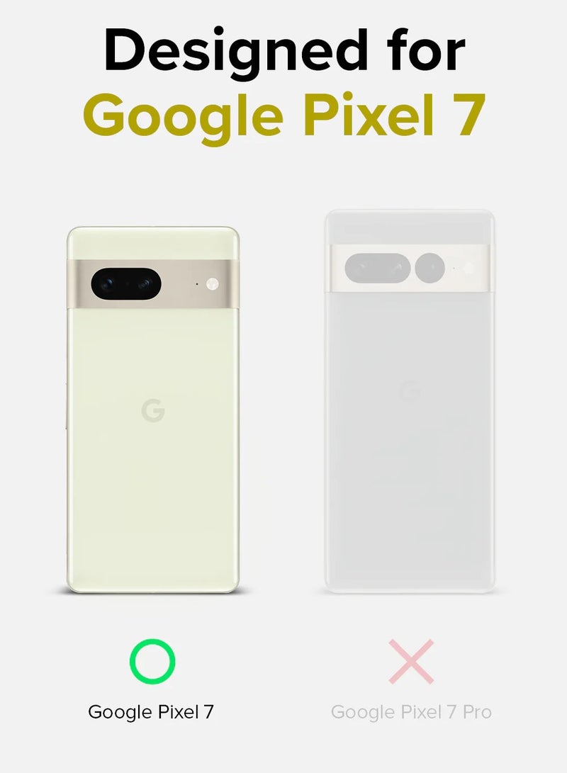 Crystal Clear Transparent Phone Case Google Pixel 7 – Slim Ulta Thin Hard TPU Shockproof Cover, Anti-Yellowing Crystal Clear Protective Back Case with Camera Protection - Image 2