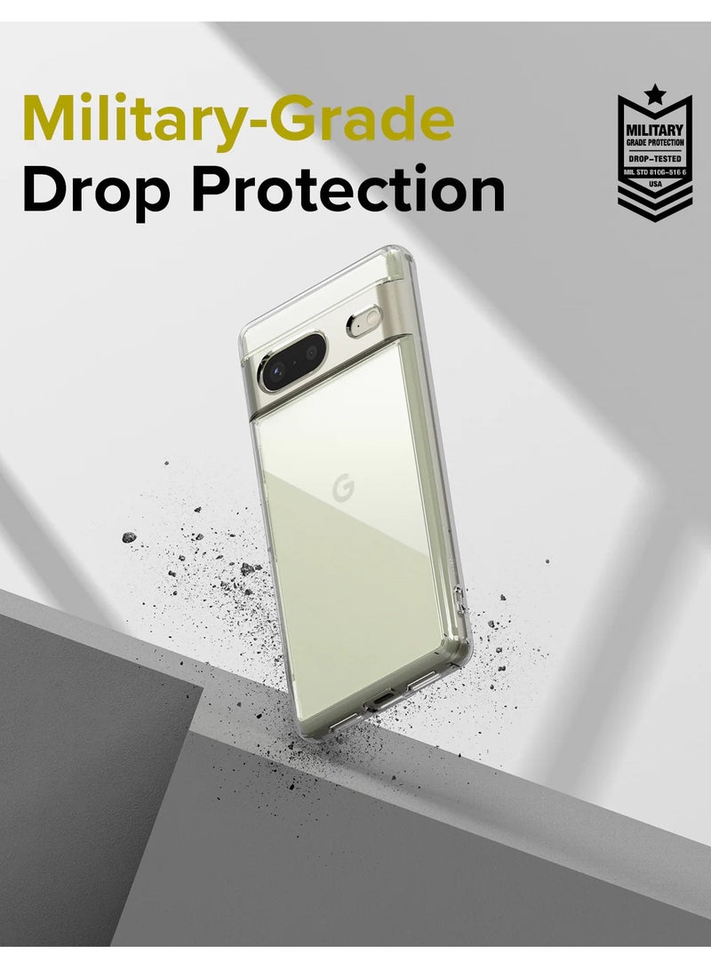 Crystal Clear Transparent Phone Case Google Pixel 7 – Slim Ulta Thin Hard TPU Shockproof Cover, Anti-Yellowing Crystal Clear Protective Back Case with Camera Protection - Image 4