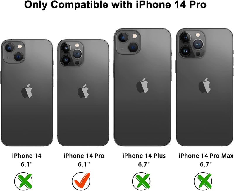 Demark Matte Case for iPhone 14 Pro,Frosted Translucent Back Phone Cover,Shockproof Drop Protection Cover for iPhone 14 Pro Case (iphone 14 Pro) - Image 5