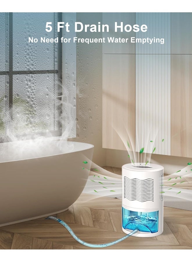 Dehumidifier, Mini Electric Dehumidifier 2000ml Portable Mini Ultra Quiet Air Dehumidifier - Image 2