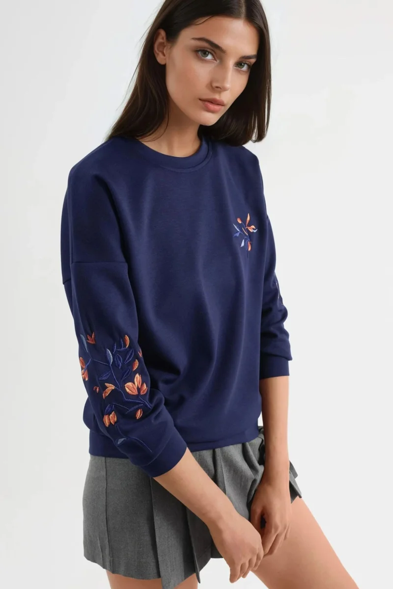 Lady Bersan BERSAN Women's Crew Neck Sweatshirt