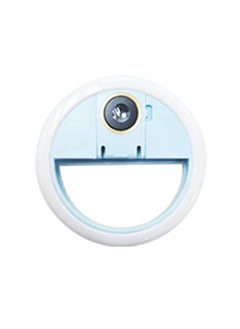 General Mobile Phone Fill Light LED Flash Light Beauty Female Anchor Live Selfie Light Lens Gift Logo-Color:Blue  - Image 1