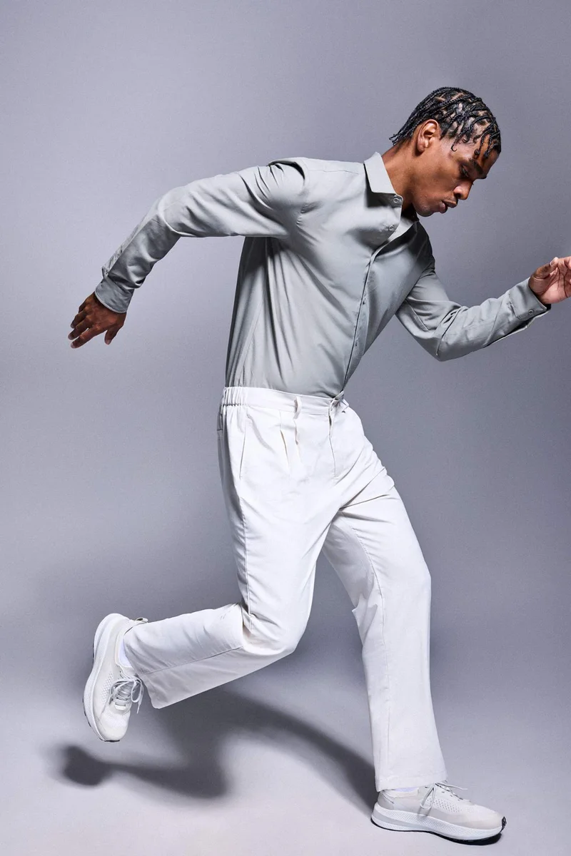 Defacto  Relax Fit Beige Trousers for Men | Best Price UAE