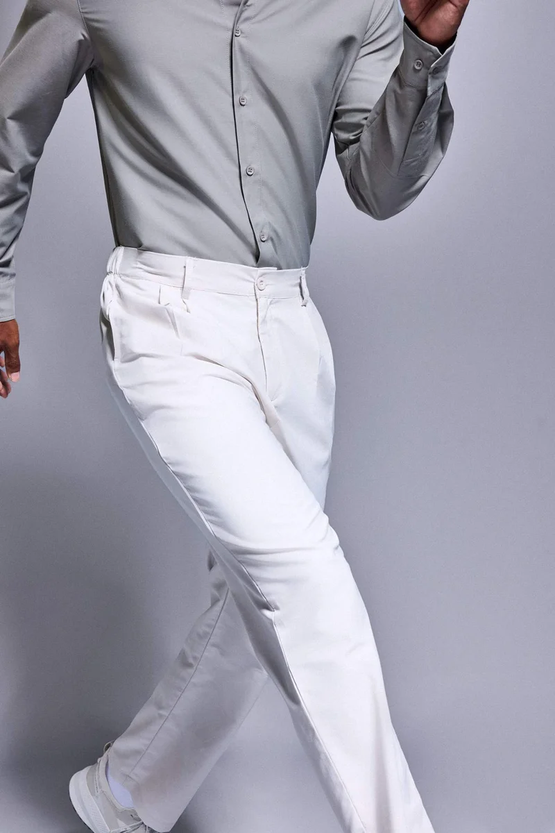 Defacto  Relax Fit Beige Trousers for Men | Best Price UAE