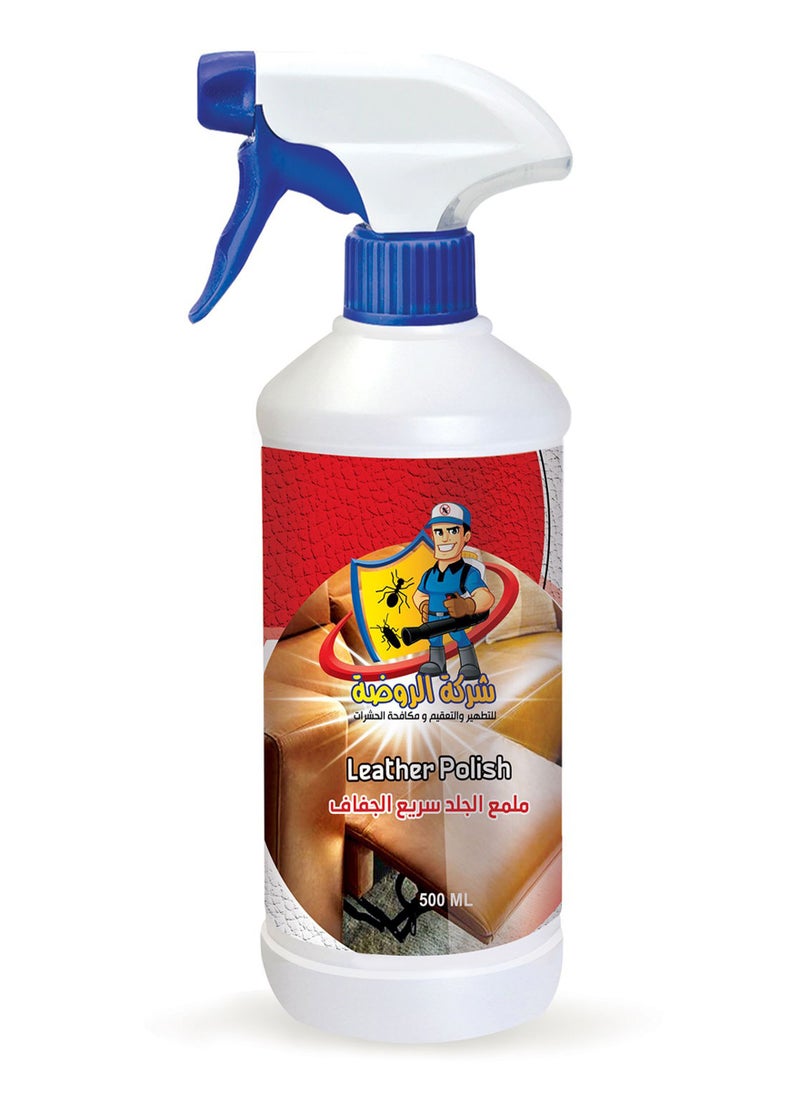 ALRAWDA Al Rawda Leather Cleaner & Polish, Quick Dry, 500ml 