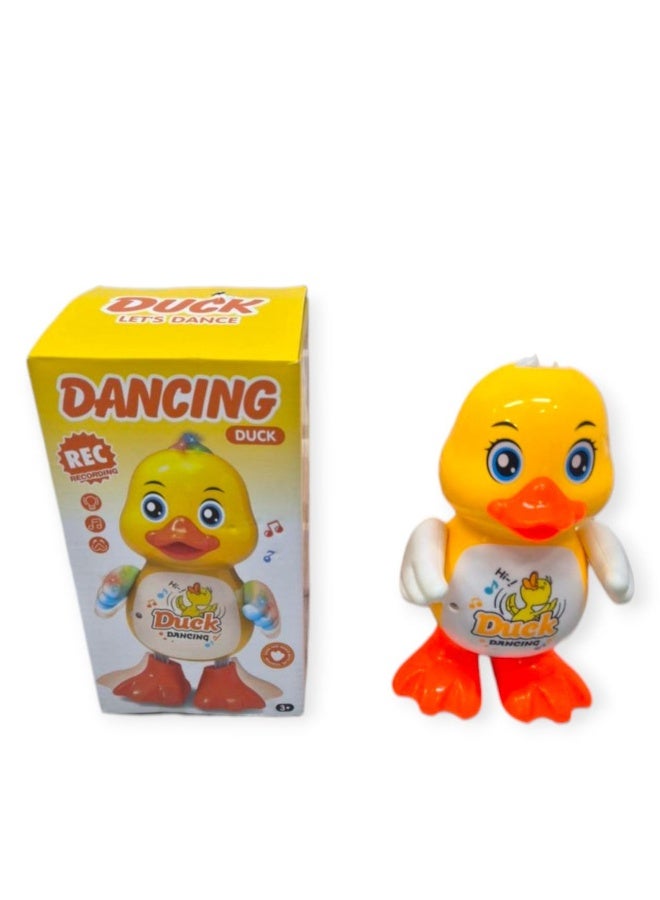 Dancing Duck Toy with Lights, Music and Recording Function, Interactive Educational Baby Toy - Image 2