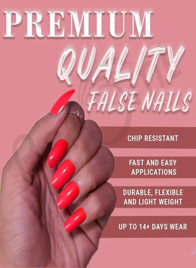 Beromt Reusable False French Beige Nails 12 Pcs Manicure At Home Gel finish French Bridal Nail Art Design Acrylic Full Fake Nail Tips with Glue Tab and Kit- BFN130FN - Image 3