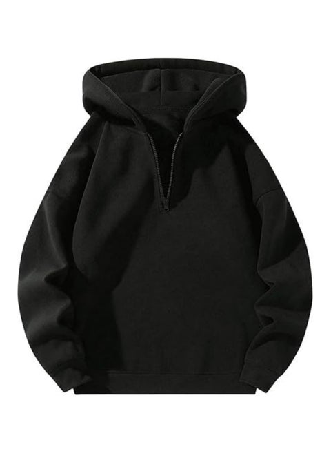 Casual Zipper Hoodie Loose Sports Hoodie
