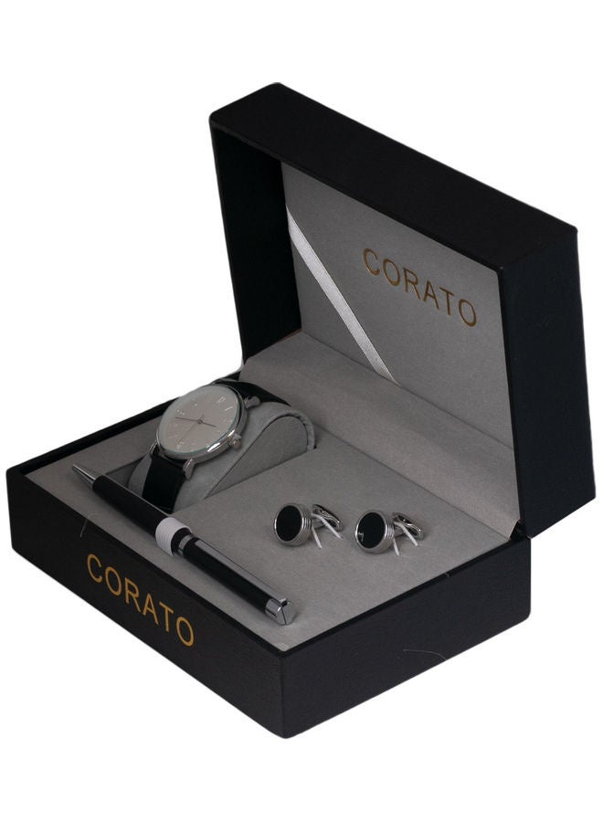 Corato Black and silver Corato set with a white minah. - Image 1