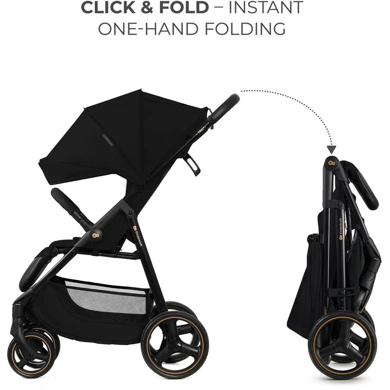 Kinderkraft - Trig 3 Sport Stroller - Onyx Black - 24868 - Image 3