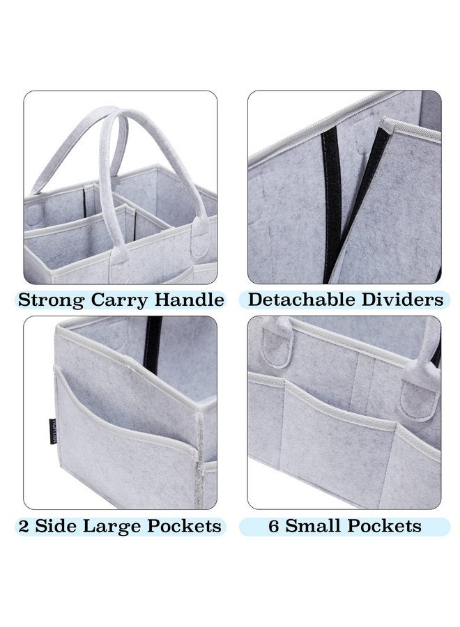 HUHYNN HUHYNN Pet Grooming Tote Bag, Dog Grooming Supplies Organizer Bag, Dog Grooming Bag for Travel Outdoor(Bag ONLY) (Sliver Grey) - Image 4