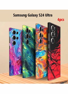 X-level 4Pcs Samsung Galaxy S24 Ultra Case Back Cover Protection,Skin Wrap for Samsung Galaxy S24 Ultra, Phone Sticker Protective Film Decal Cover for Phone Back, Camera, Frame - Not Phone Case  - Image 1