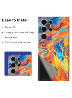 X-level 4Pcs Samsung Galaxy S24 Ultra Case Back Cover Protection,Skin Wrap for Samsung Galaxy S24 Ultra, Phone Sticker Protective Film Decal Cover for Phone Back, Camera, Frame - Not Phone Case  - Image 3
