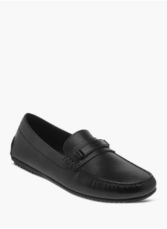 DUCHINI Mens Solid Slip-On Moccasins  - Image 1