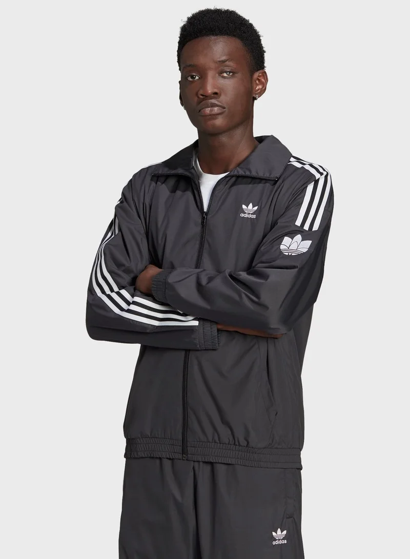 adidas Originals 3D Trefoil 3 Stripe jacket