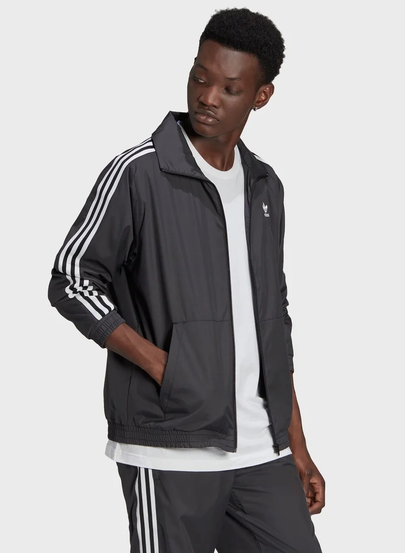 adidas Originals 3D Trefoil 3 Stripe jacket