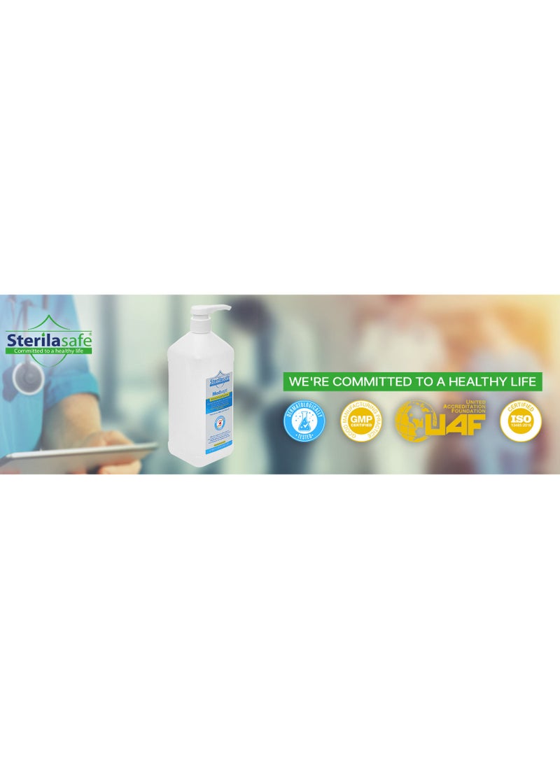 MedSept Advanced Hand Sanitizer Refreshing gel 70% with Vitamin Egeneral 1000 ml