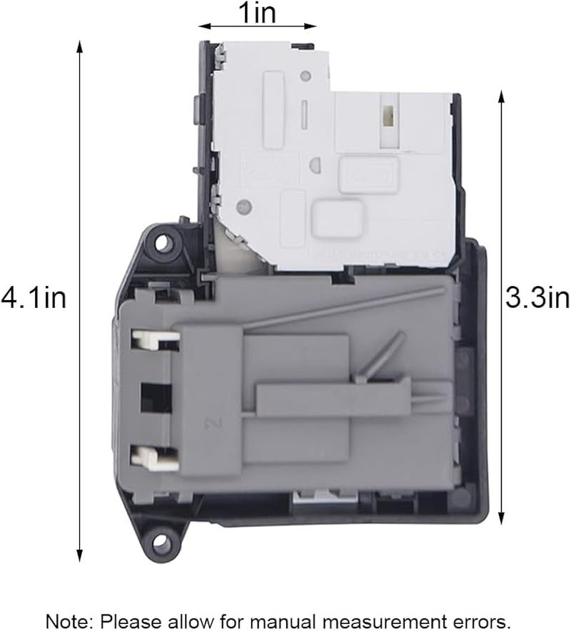 LG Washer Door Lock Switch Replacement Fixes DE1 DE2 Error Latching Leaks Power Problems - Image 3
