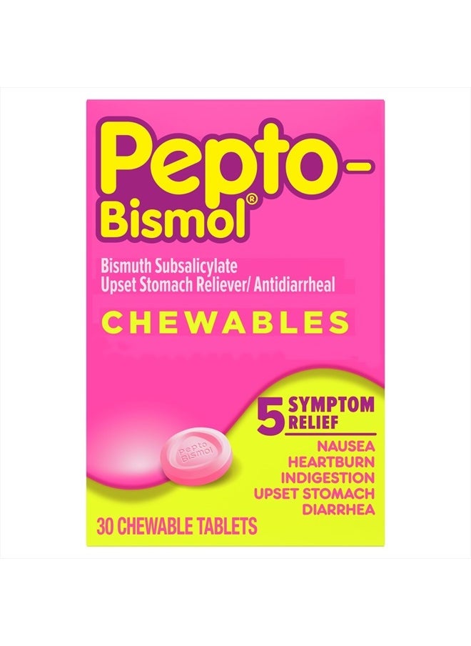 Pepto Bismol - Peptobismol Chewable Tablets 30 Ct - Image 1