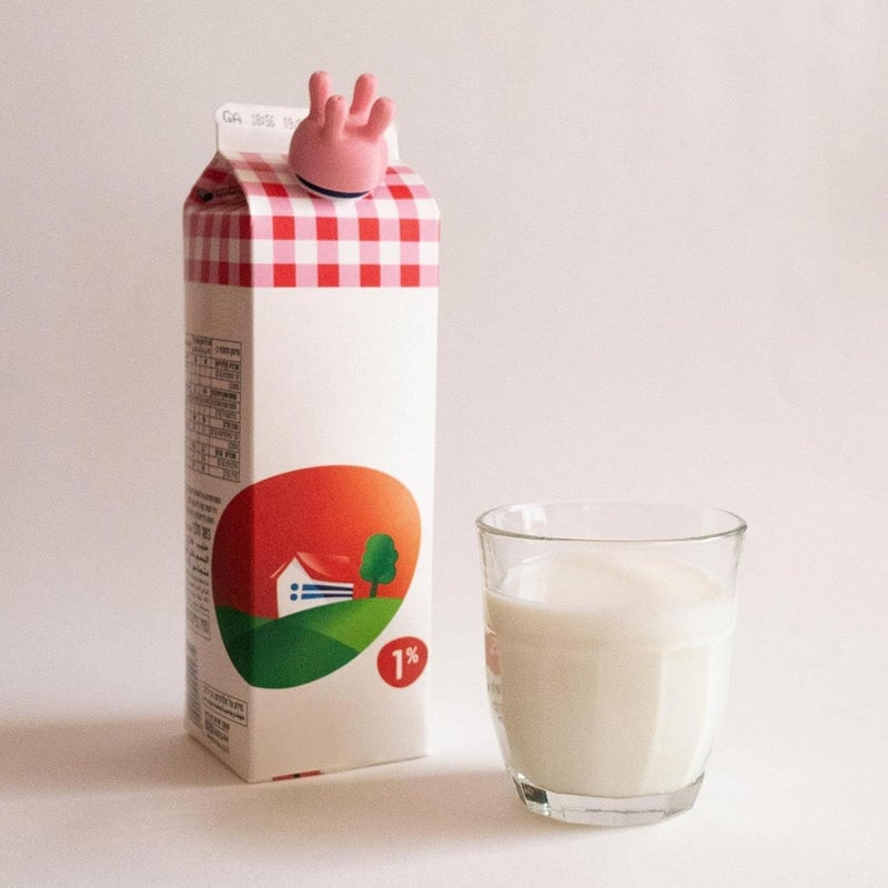 Funny Pouring Milk Bottle Cap - Image 3