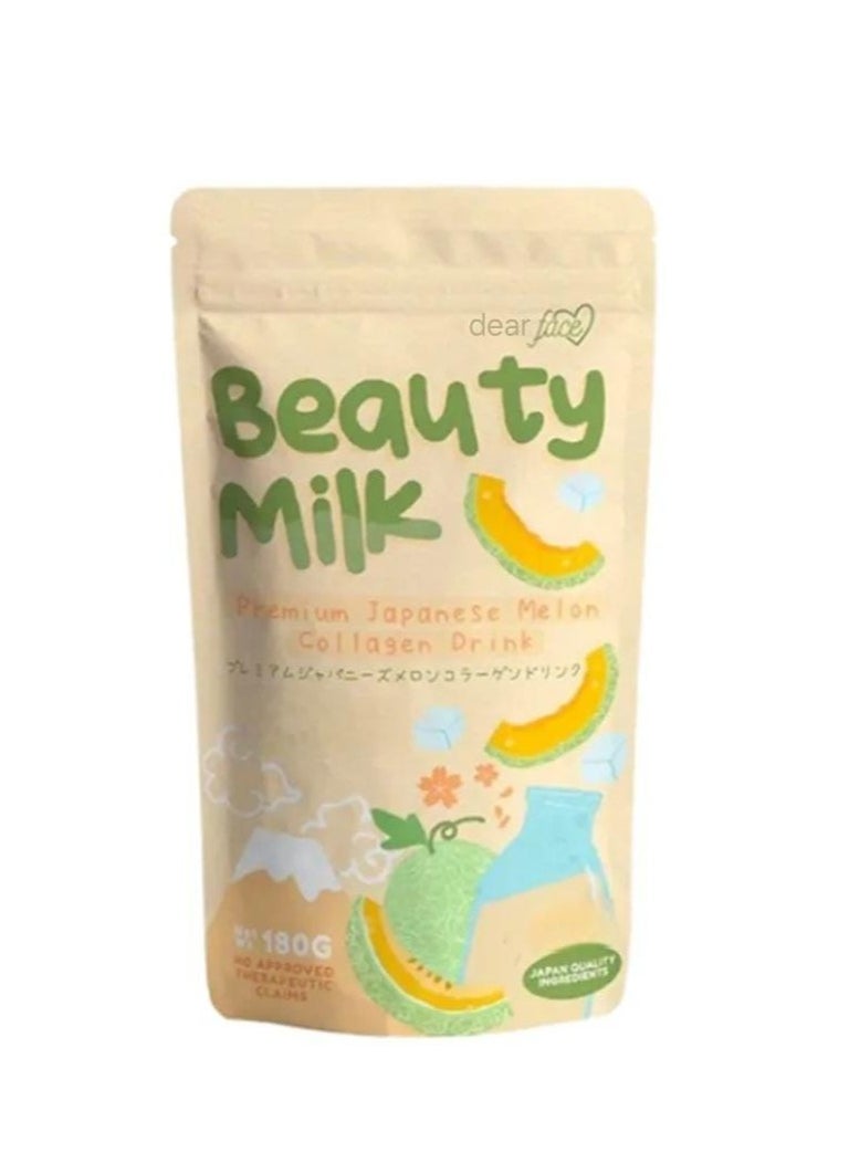 dear face Beauty Milk Premium Japanese Melon Collagen Drink  - Image 1