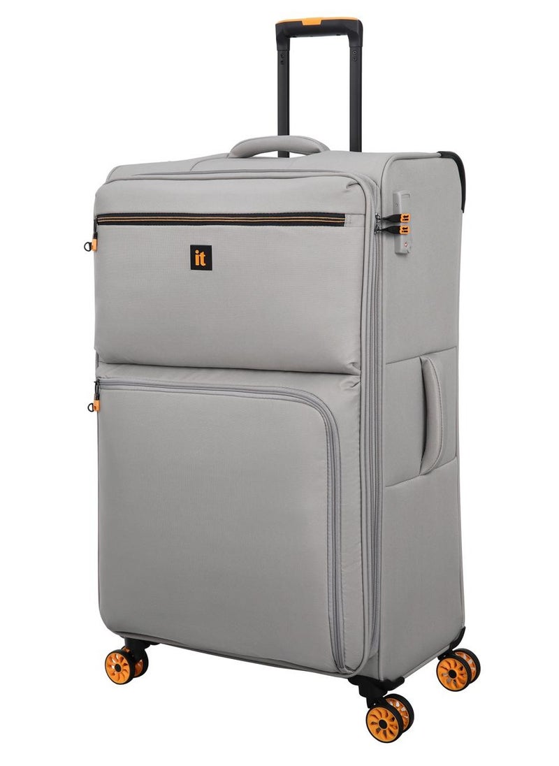 it Luggage it luggage Compartment, Unisex Polyester Material Soft Case, 8x360 Degree Spinner Wheels, Expandable Trolley Bag, Telescopic Handle, TSA Lock, 12-3149-08, Lightweight  - Image 1