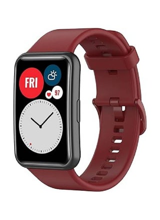 Soft Silicone Replacement Strap For Huawei Watch Fit Wine Red - pzsku/Z148D3CA47526D77169FDZ/45/_/1732665562/7122dbd1-45d8-4e0b-b7a2-0c54a552008d