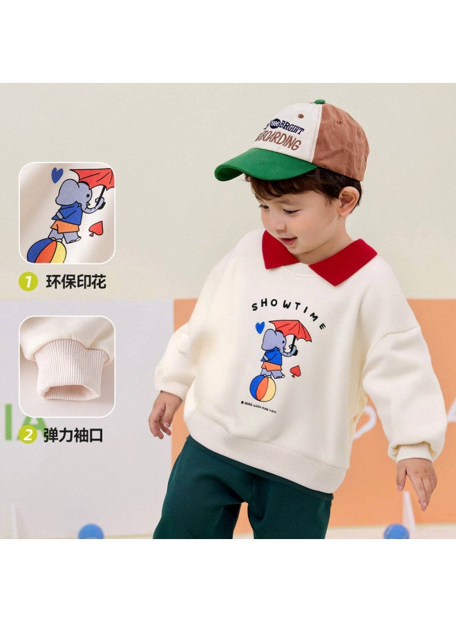 Doodle Home baby Hoodie - Autumn Polo Shirt For Boys, Stylish Girls' Fall Outfit, Children's Collared Top - Image 3