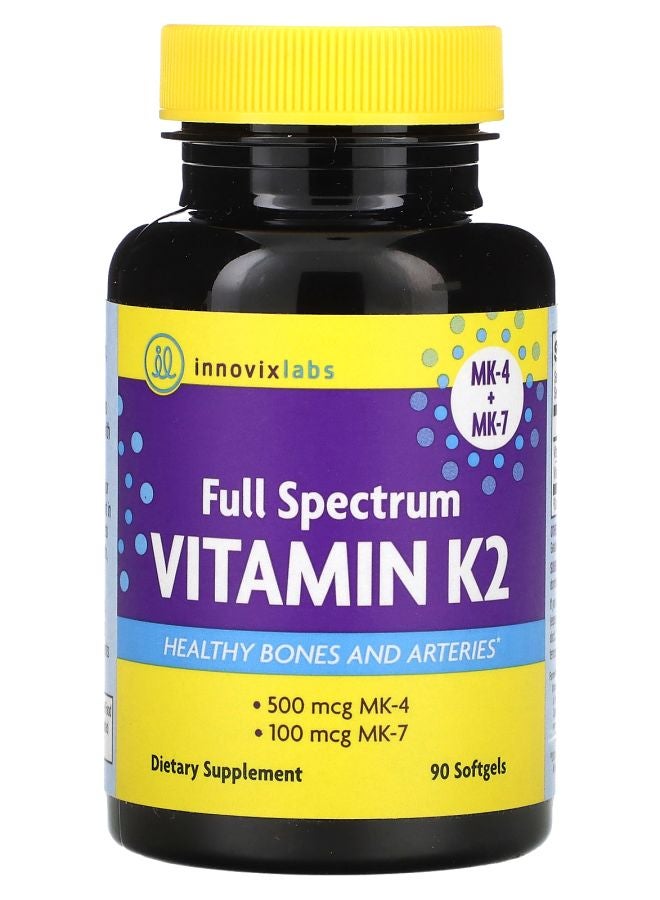 InnovixLabs Full Spectrum Vitamin K2 90 Softgels