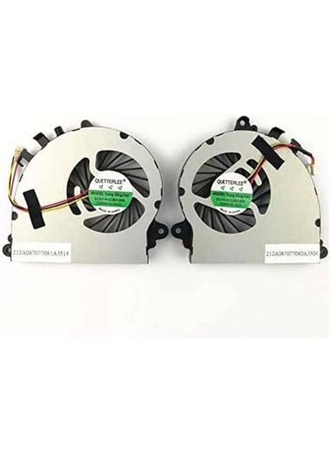 CPU and GPU Cooling Fan Set for MSI GS72 GS70 Stealth Pro Series Laptop Replacement cpu and gpu - Image 1