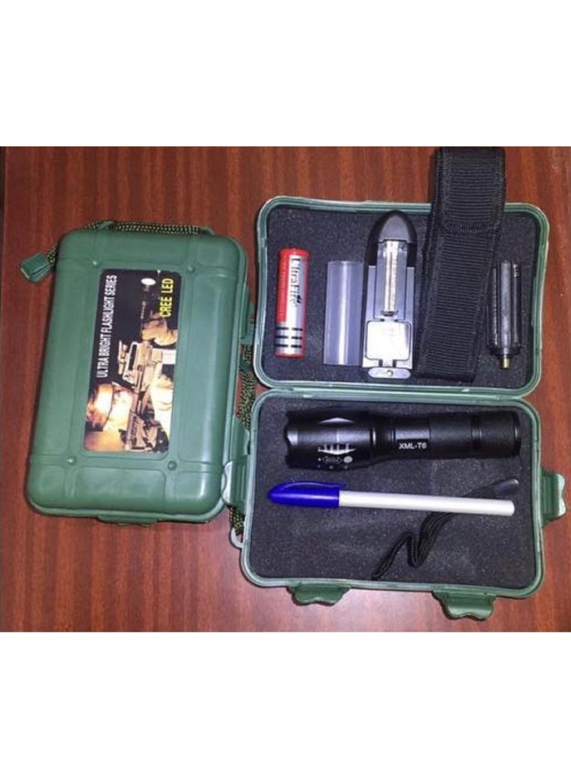 Cree Flashlight T6, 5 mods battery included - Image 2