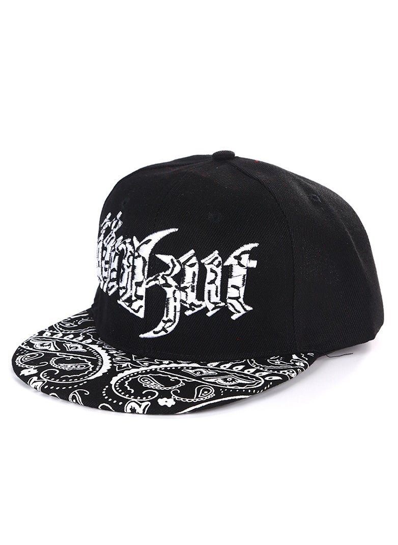 KUYING - New Harajuku Cashew Flower Letter Hip Hop Hat - Image 1