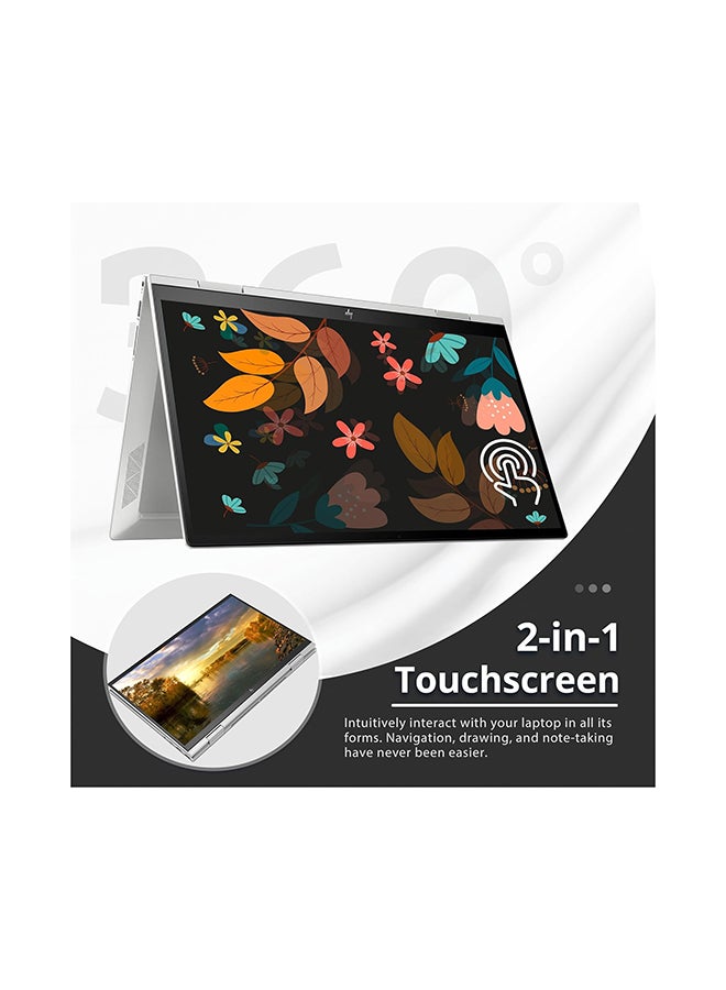 HP Envy X360 2-in-1 (Upgraded Version) Laptop With 15.6-Inch FHD Touchscreen Display, Core i7 1255U Processor/32GB RAM/1TB PCIe SSD/Intel Iris Xe Graphics/Windows 11 Pro + 32GB Hotface USB Card English/Arabic Silver - Image 3