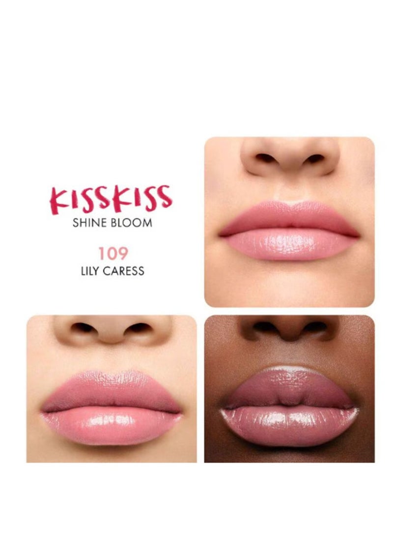 Guerlain GUERLAIN KissKiss Shine Bloom Lipstick Balm 3.2g-109 Lily Caress  - Image 3