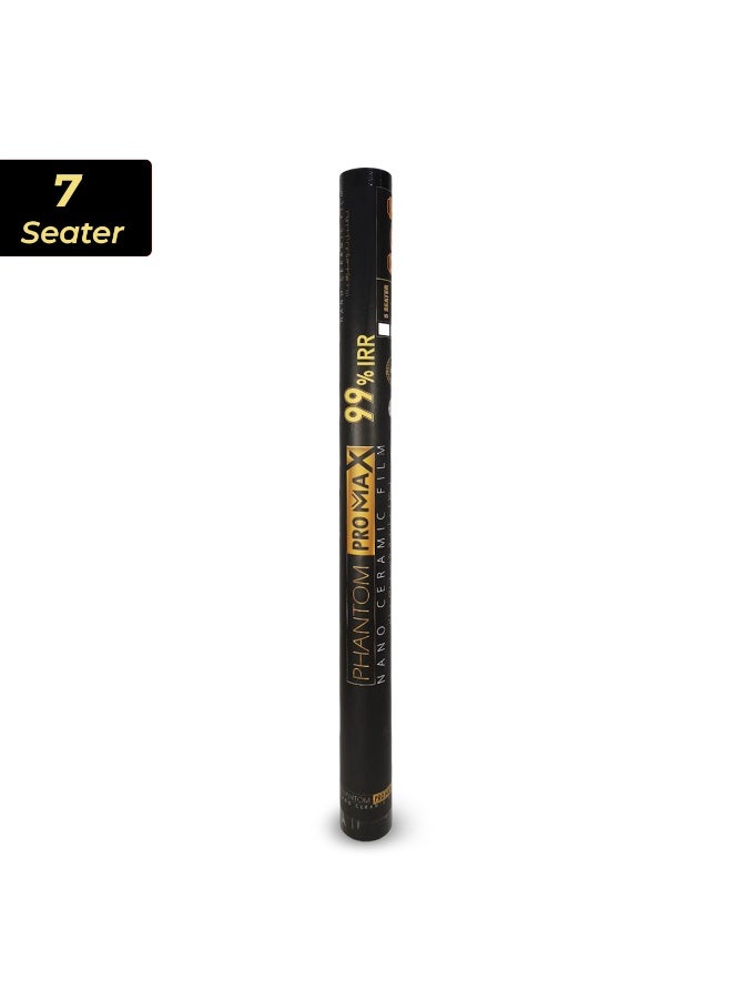 فانتوم فيلم تظليل النوافذ Phantom Pro Max Nano Ceramic - حجب 99% من الأشعة تحت الحمراء، حجب الأشعة فوق البنفسجية، تصميم من طبقتين للمركبات ذات السبعة مقاعد - Image 1