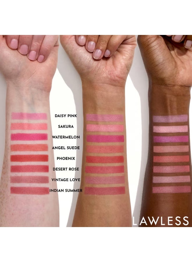 LAWLESS BEAUTY - Make Me Blush Talc-Free Velvet Blush - Indian Summer - 5g - Image 4